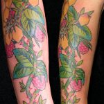 Tattoo málna, eper, cseresznye