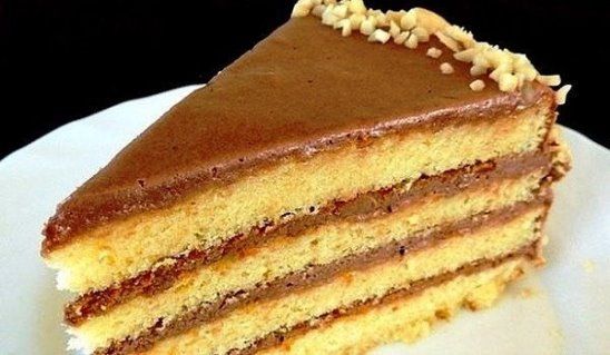 Torta sűrített tejjel, recept fényképpel (sütemény) Torta sűrített tejjel, a recept egy fotót