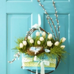 Verba és virágcsokrok - 37 kép bájos tavasz készítmények