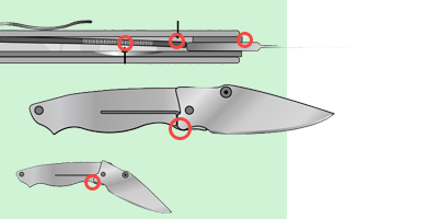 Típusú zárak összecsukható kés - A részletes cikket a penge zárak - Winauto