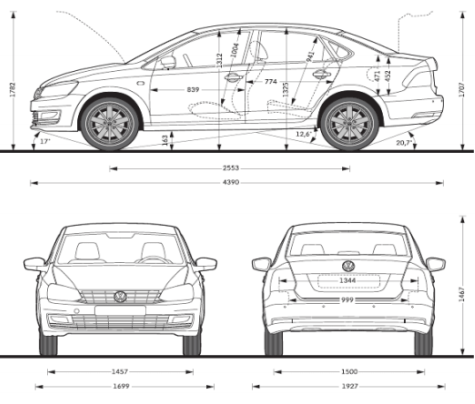 Volkswagen Polo szedán, vesz egy új Volkswagen Polo szedán 2016 konfigurációt és az árak - vw