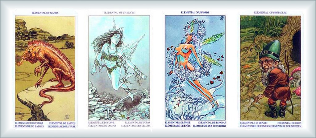 Érték elemei taro - találgatás a taro (Elemental a taro) Érték elemei taro - találgatás a tarot