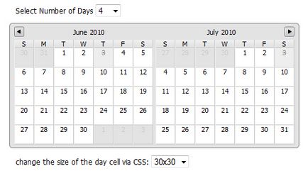 30 Jquery-плагінів для створення календарів з можливістю вибору дати