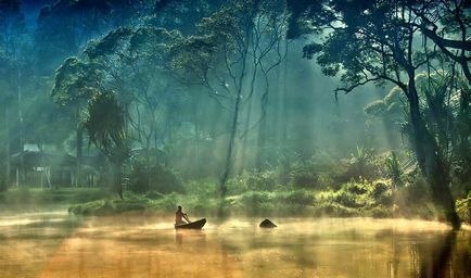 Amazon - természeti csoda a világon, érdekes tények, egy egyedülálló helyen, lenyűgöző és gyönyörű fotók