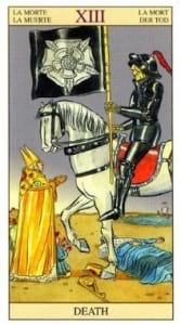 Arcana Tarot halál, az értéke a kártya, a belső jelentését