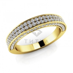 Drága arany esküvői és jubileumi gyűrűk gyémántokkal vásárolni nyereséges