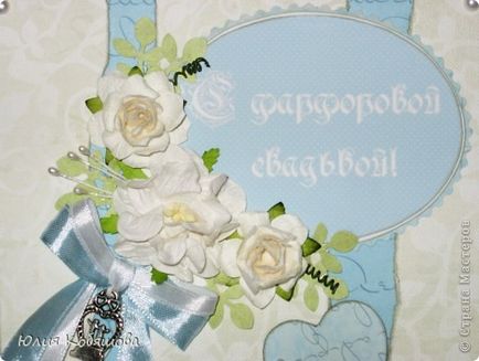 Porcelán esküvő kártya gratulálok (New Life Új) Porcelán esküvő kártya gratulálok