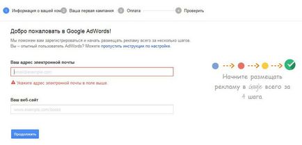 Google AdWords - beállítás hirdet a saját kezét, kezdőknek útmutató