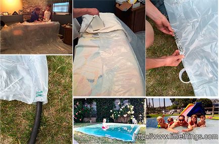 Ötletek otthon masteravodyanoy matrac kezével, ötletek DIY