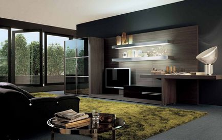 belsőépítészeti ötletek nappali fotó javítási és design a szoba, fából készült bútorok a lakásban a kezével