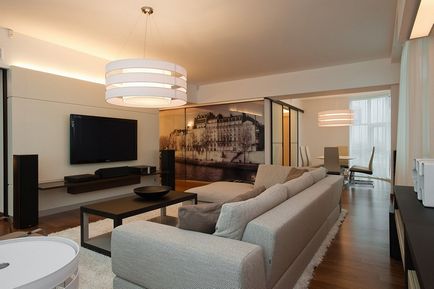 belsőépítészeti ötletek nappali fotó javítási és design a szoba, fából készült bútorok a lakásban a kezével
