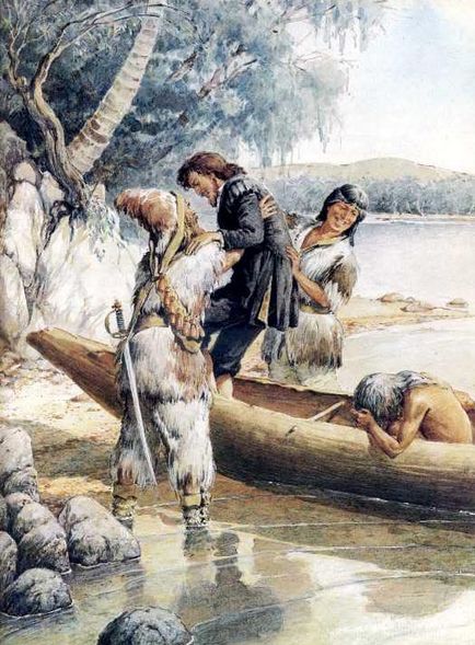 Igor Ilyinsky új illusztrációk a „Robinson Crusoe”