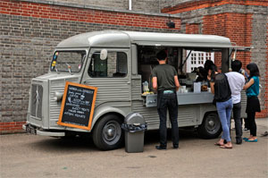 Cafe RV (RV berendezések kávézókban) Cafe kerekeken