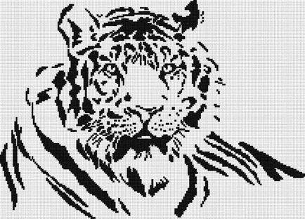 Melyek az egyszerű kötés minta rendszer tigris, leopárd horgolt vagy kötőtűk