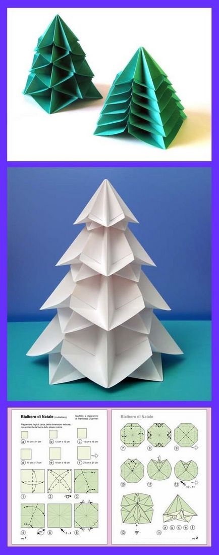 Mi kézműves művészet origami lehet az új évre