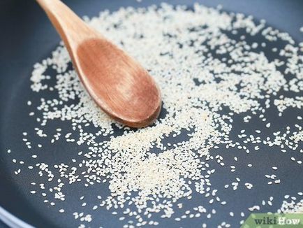 Hogyan megsütjük a szezámmag (mag) Hogyan megsütjük a szezámmag