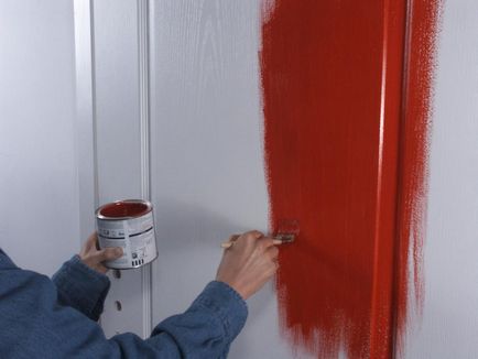 Hogyan kell festeni beltéri ajtók magát
