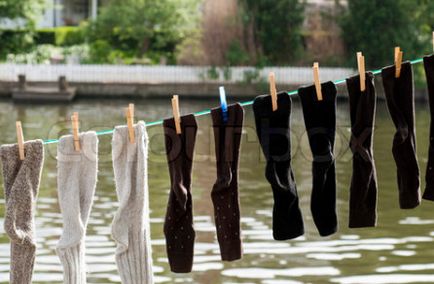 Hogyan mossa zokni - milyen hőmérsékleten mosni zokni