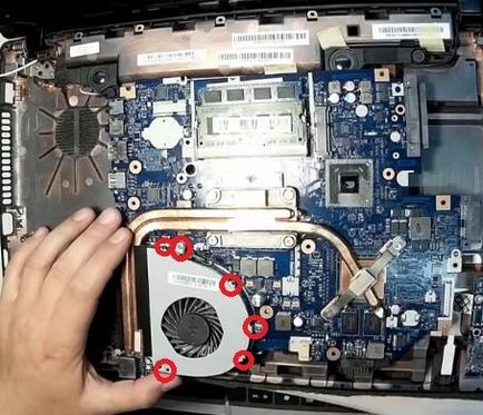 Ahogy szétszerelni acer 5750g vagy tisztítani a portól acer 5750 (5750g) Hogyan szétszedni acer 5750G vagy hogyan kell tisztítani a port az acer 5750