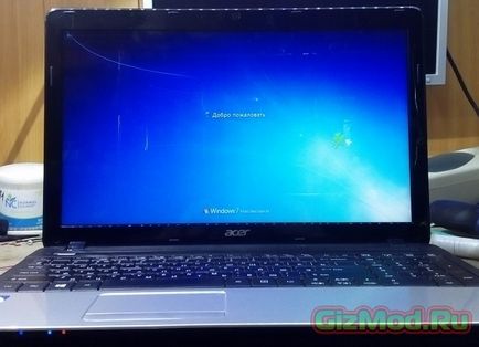 Hogyan szét és tisztítsa meg a port a laptop acer e1-531g