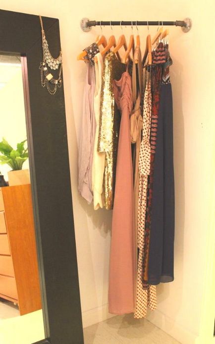Hogyan készítsünk egy öltözőben - 10 szekrény letelepedési lehetőséget a lakásban