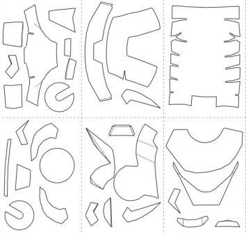 Hogyan készítsünk egy maszk iron man papír részletes leírása
