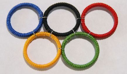 Hogyan olimpiai gyűrűk a kezüket