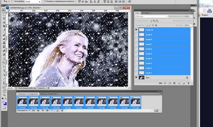 Hogyan lehet a hó alá a Photoshop