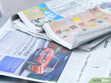 Hogyan készítsünk egy kalap kifogyott a papír (újság) Hogyan készítsünk egy kalap ki újság