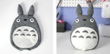 Hogyan kell varrni egy kitömött játék Totoro saját kezűleg