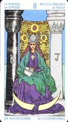 Tarot Főpapnő, jelentését és értelmezését a jóslás, jövendőmondás ingyenes online