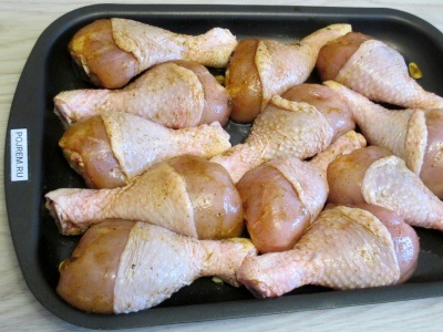 Csirkecomb a sütőben - lépésről lépésre recept, hogyan kell főzni fotókkal