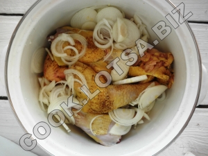 Курка в духовці з мандаринами - смачний домашній покроковий рецепт з фото