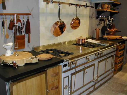 Kitchen egy retro stílusban (30 fotó), Fel (retro) Kitchen egy retro stílusban (30 fotó), Fel