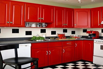 Kitchen egy retro stílusú (konyhai retro stílus) Kitchen egy retro stílusban