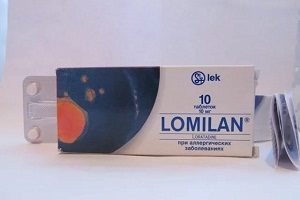 Lomilan oktatás a tabletta és szuszpenzió allergia