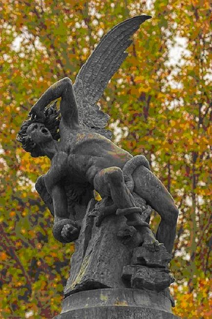 Lucifer Liege rejtély egyik legszebb szobrok a bukott angyal
