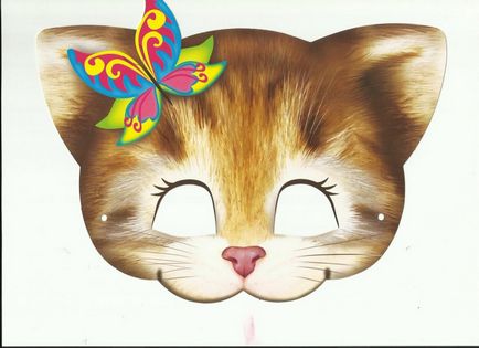Cat maszk kartonból - üvegház (karton) Cat maszk kartonból - a zöld ház