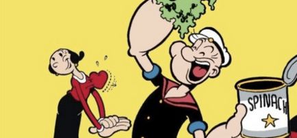 Popeye a tengerész - reklám márka spenót, élelmiszer artoteka (spenót reklám) Popeye a tengerész - reklám márka spenót, élelmiszer artoteka