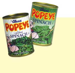 Popeye a tengerész - reklám márka spenót, élelmiszer artoteka (American Comics) Popeye a tengerész - reklám márka spenót, élelmiszer artoteka