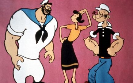 Popeye a tengerész - reklám márka spenót, élelmiszer artoteka (Popeye) Popeye a tengerész - reklám márka spenót, élelmiszer artoteka