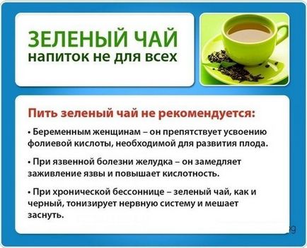 Lehet inni a zöld tea éjjel