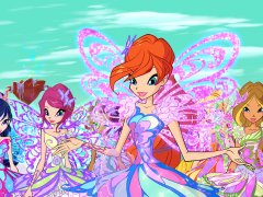 Animációs sorozat Winx Club - gyermek rajzfilm csatorna körhinta
