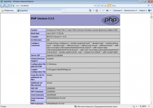 Az Apache beállítása php mysql webszerver Windows 7