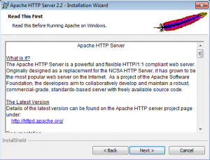 Az Apache beállítása php mysql webszerver Windows 7