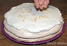 Finom torta habcsók - egy recept lépésről lépésre fotók