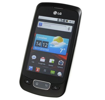 Felülvizsgálja és vélemények LG Optimus egy p500, catamobile