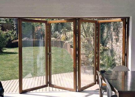 Üvegezett veranda és terasz műanyag ablakok és egy privát tájház - 38 képek