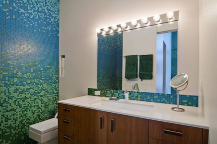 A falakat díszítő a fürdőszobában anyagok, részletes magyarázatot