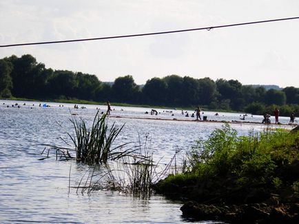 Strandok az Oka folyó közelében Szerpukov, Kolomna és Tarusa